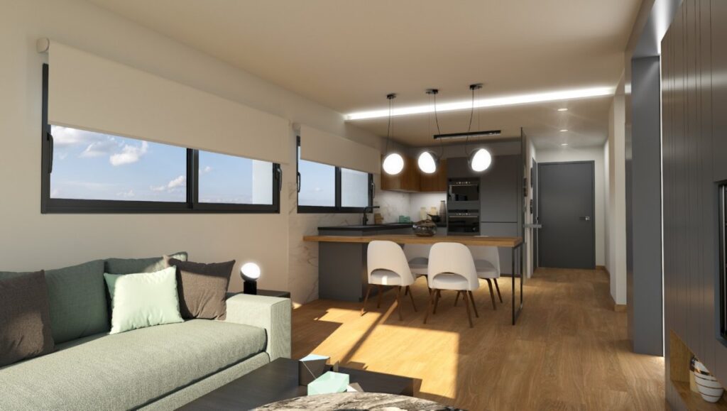 Upper floor bungalow in Benitachell (Cumbre del Sol)