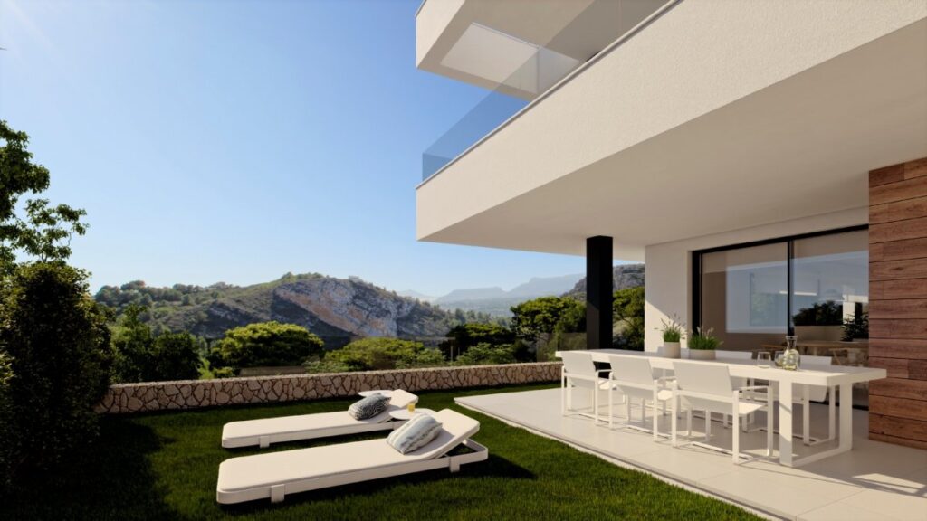 Upper floor bungalow in Benitachell (Cumbre del Sol)